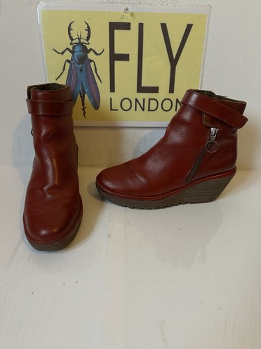 Fly london leather boots size - london,