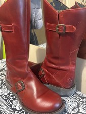 Fly London Red Mes2 Boots Size