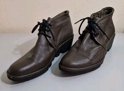 Fly london brown lace ankle - brown,