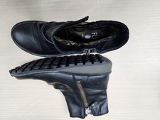 Fly London Black Leather Ankle