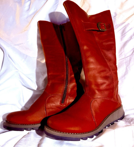 Fly london red - london, mid