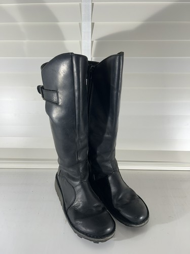 Fly london leather - london, black